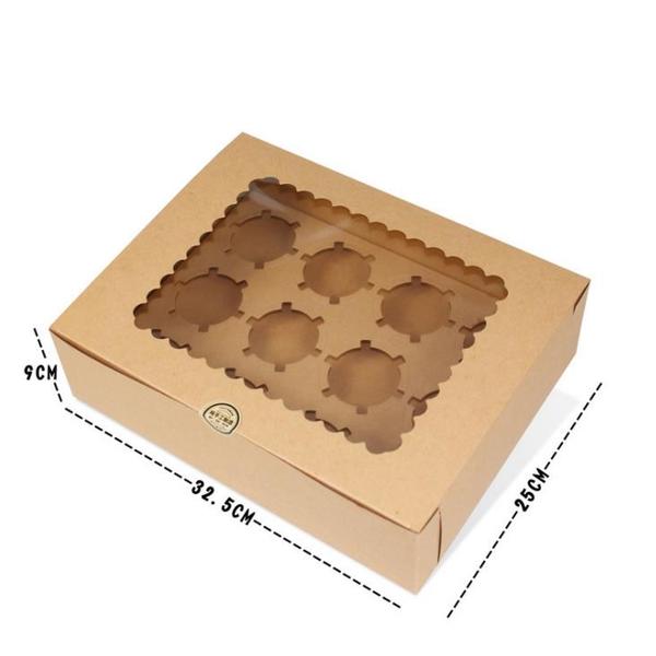 Nuevo estilo, superventas, caja plegable de cartón con ventana de panadero ted, caja plegable de embalaje