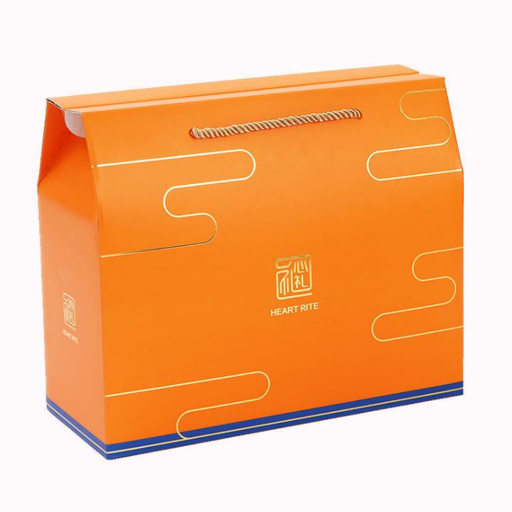 Caja de regalo de nueces de frutas secas de papel corrugado ecológicas coloridas personalizadas