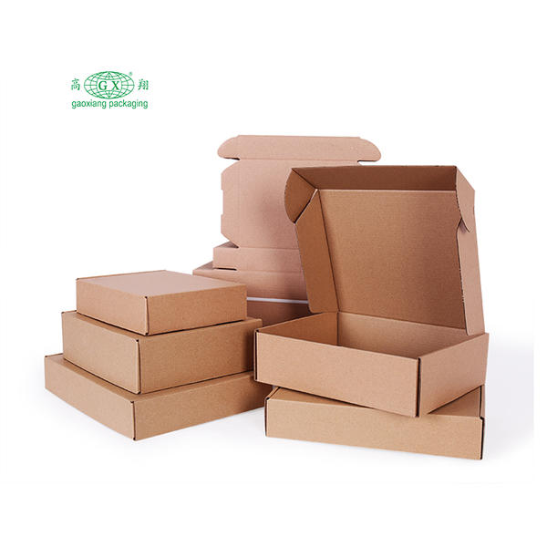 Cartón corrugado con material ecológico, tamaño personalizado y cajas de embalaje con logotipo