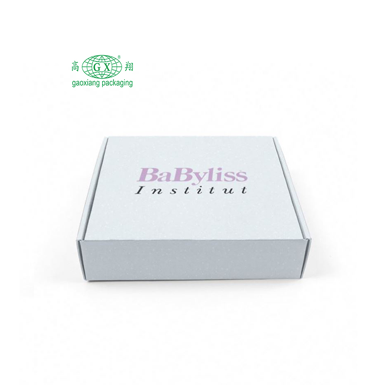 Caja de papel kraft corrugado para regalo de lujo de maquillaje cosmético con envío por correo de comercio electrónico impreso personalizado