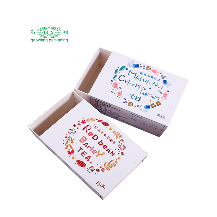 Cajas de empaquetado reciclables del té de la impresión de la bebida del té del café del cartón con la aduana