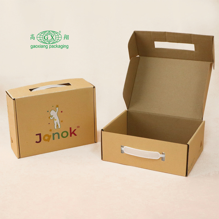 Caja de correo impresa con logotipo personalizado respetuoso con el medio ambiente, ropa duradera, zapatos de regalo, embalaje de papel, cajas de envío de cartón