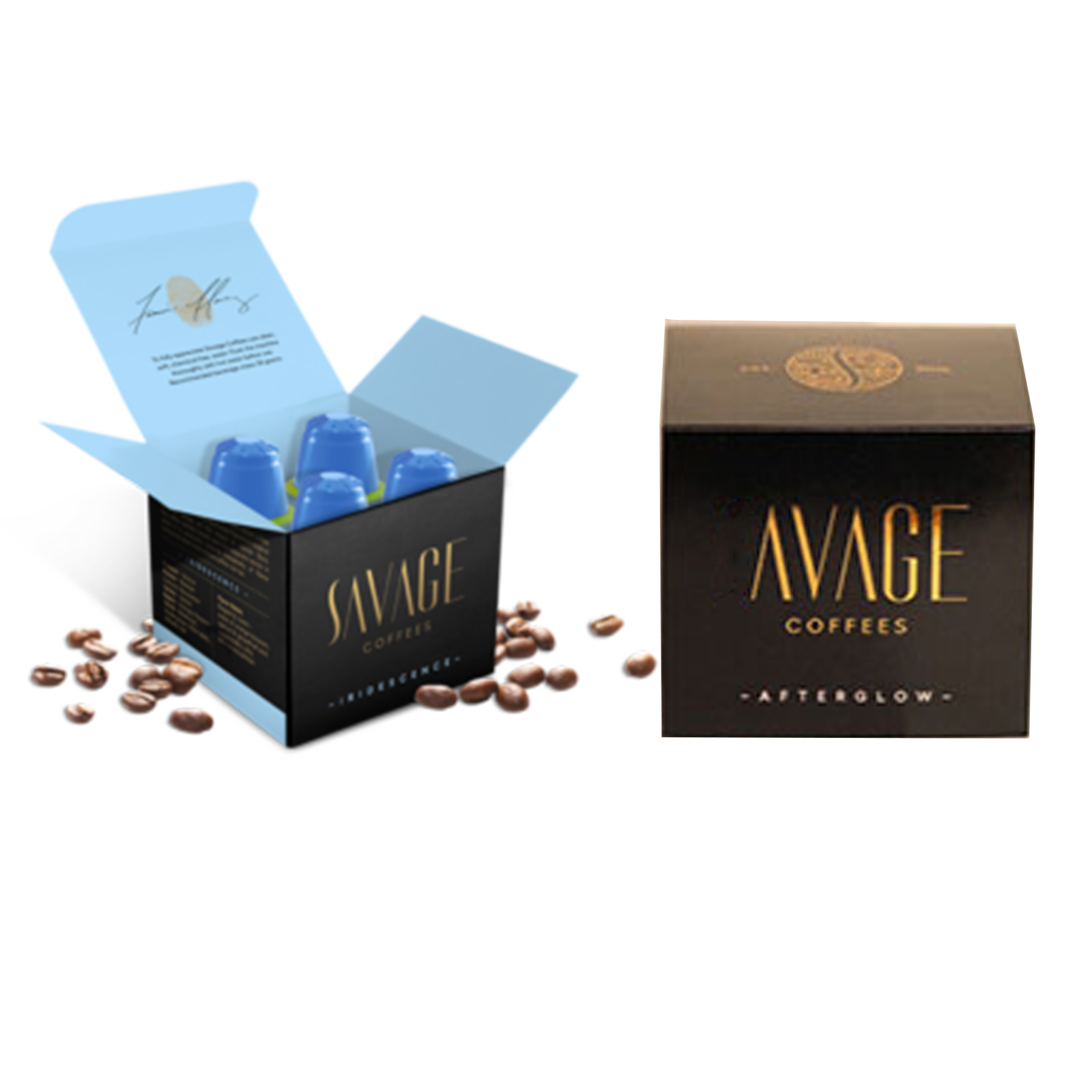 Caja de embalaje de té de café de lujo de cartón personalizado al por mayor pequeña bolsa de té embalaje de regalo caja de té de papel de cartón