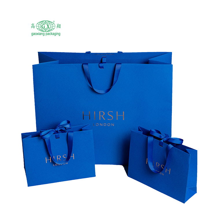 Bolsas de embalaje de ropa con logotipo personalizado, bolsas de papel para compras personalizadas