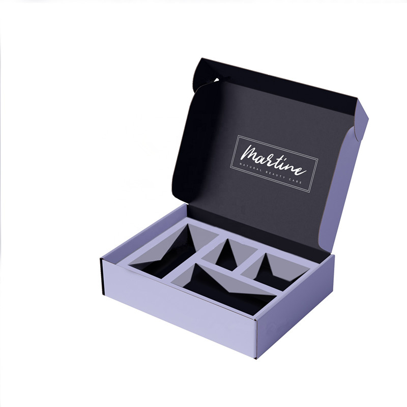 Caja de correo negra respetuosa con el medio ambiente impresa con logotipo personalizado, cajas de envío de cartón de embalaje de papel para zapatos de regalo de ropa duradera
